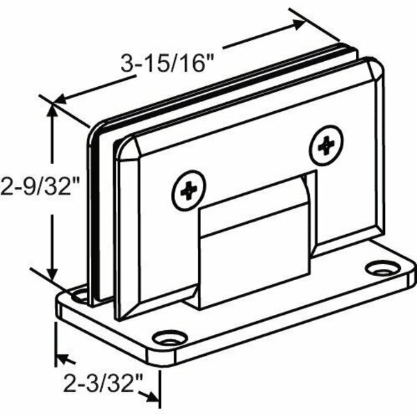 Strybuc Heavy Duty Hinge Bevel Edge 22-269BCH